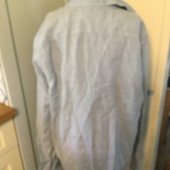 Michael Kors 100% linen button up long sleeve blouse size XXL like new condition - Picture 5 of 6